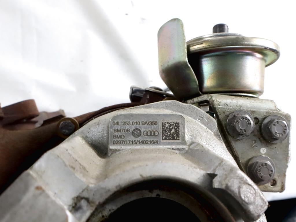 04L253010B TURBINA TURBOCOMPRESSORE VOLKSWAGEN GOLF 7 2.0 D 110KW 6M 5P (2016) RICAMBIO USATO