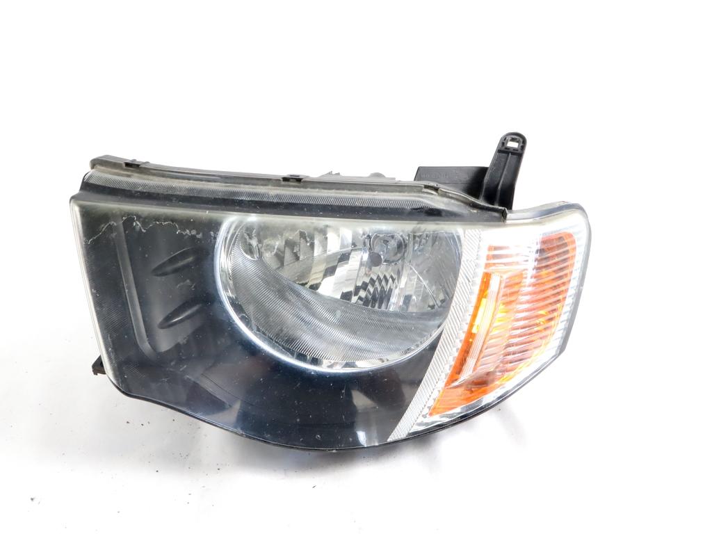 MN146195 FARO FANALE ANTERIORE SINISTRO MITSUBISHI L200 2.5 D 4X4 100KW 5M 4P (2006) RICAMBIO USATO TRASPARENTE OPACIZZATO
