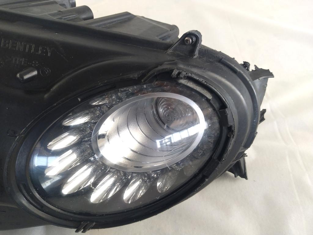 3W1941015BL FARO FANALE ANTERIORE SINISTRO BENTLEY CONTINENTAL GT 4.0 B 388KW 4X4 AUT 2P (2016) RICAMBIO USATO DANNEGGIATO