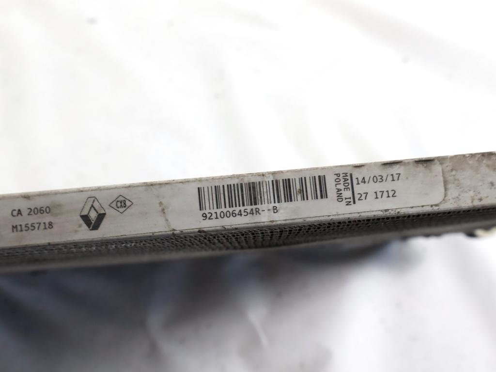 921006454R CONDENSATORE RADIATORE CLIMATIZZATORE CLIMA A/C DACIA DUSTER 1.6 G 84KW 5M 5P (2017) RICAMBIO USATO 