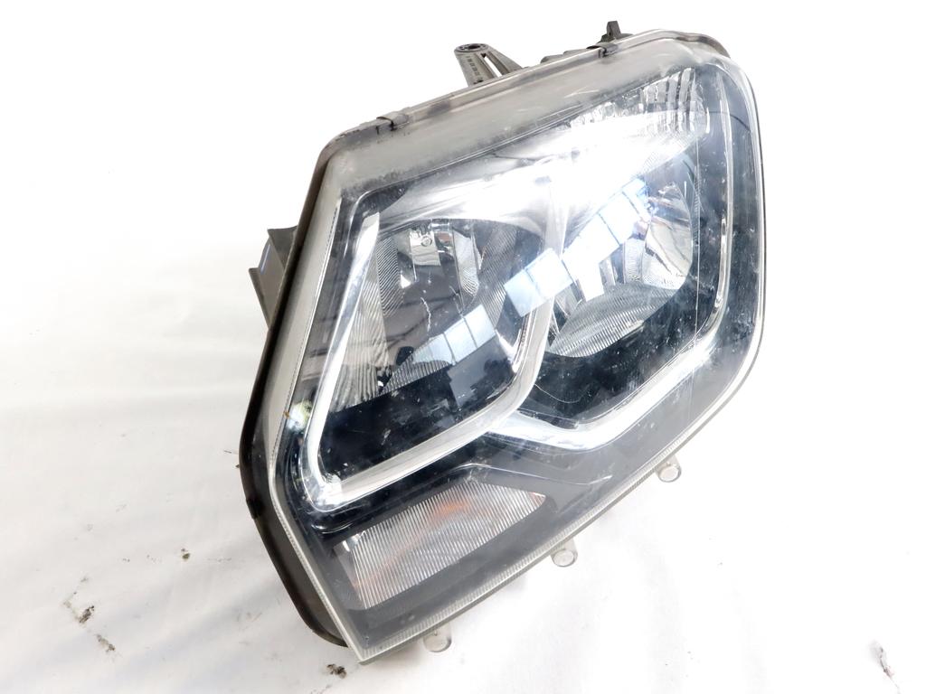 260608209R FARO ANTERIORE SINISTRO DACIA DUSTER 1.6 G 84KW 5M 5P (2017) RICAMBIO USATO SUPPORTI SCOCCA POSTERIORE DANNEGGIATI