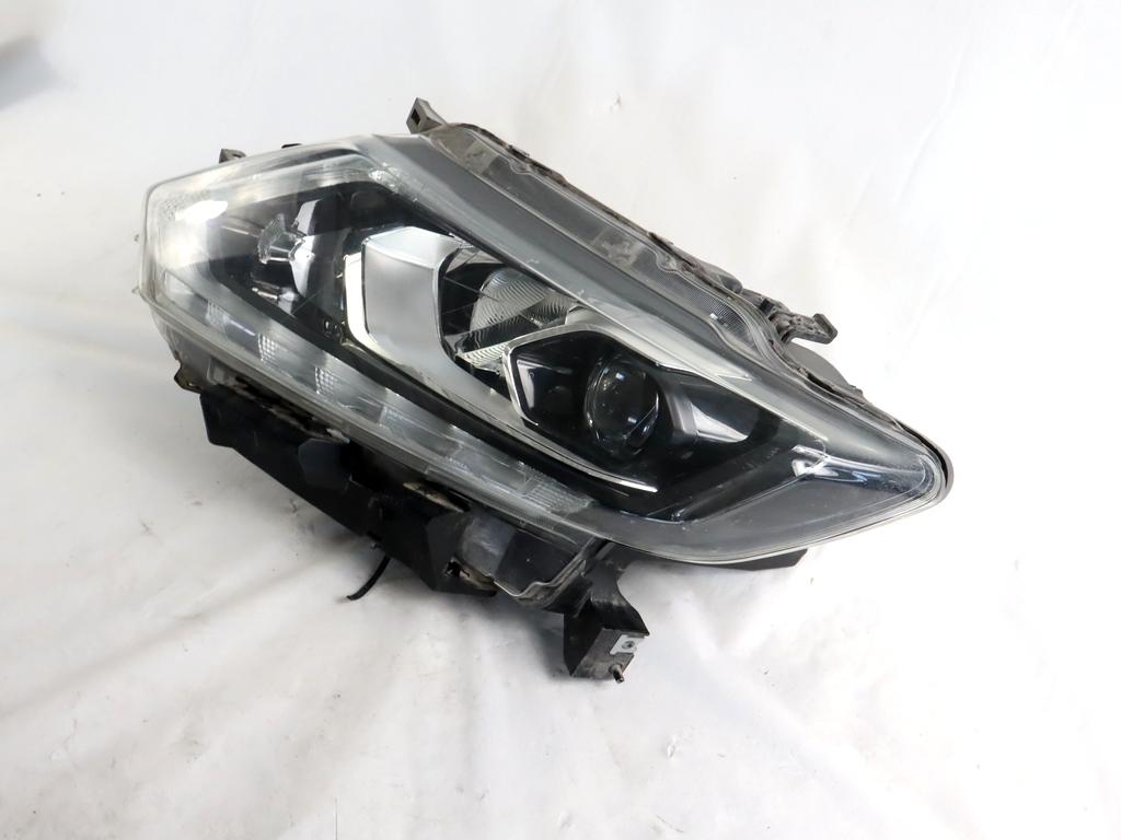 260604CC6C FARO FANALE ANTERIORE SINISTRO LED NISSAN X-TRAIL T32 R 1.6 D 4X4 96KW 6M 5P (2018) RICAMBIO USATO 