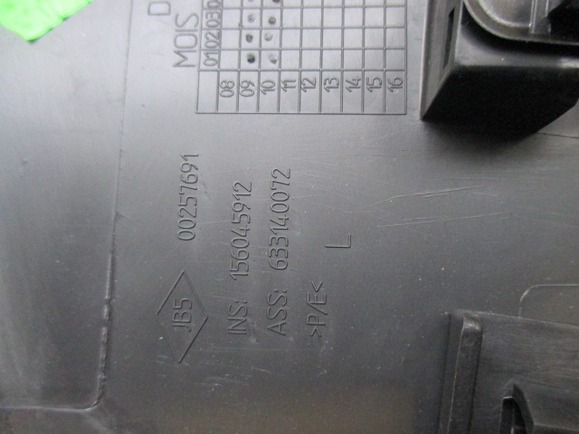NOTRANJA OBLOGA PRAGA  OEM N. 769520001R ORIGINAL REZERVNI DEL RENAULT MEGANE MK3 BZ0/1 B3 DZ0/1 KZ0/1 BER/SPORTOUR/ESTATE (2009 - 2015) DIESEL LETNIK 2010
