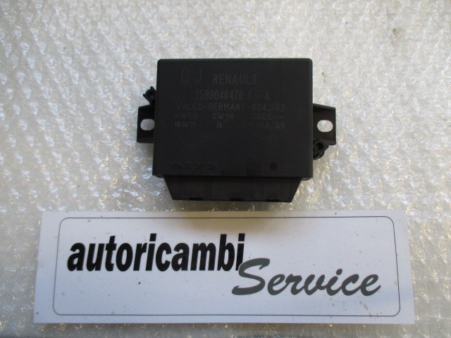 ECU PARKIRNI SENZORJI OEM N. 259904647R ORIGINAL REZERVNI DEL RENAULT LAGUNA BT0/1 KT0/1 MK3 BER/SW (10/2007 - 08/2010) DIESEL LETNIK 2011