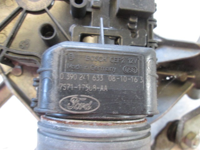 MOTORCEK PREDNJIH BRISALCEV OEM N. 7S7117504AB ORIGINAL REZERVNI DEL FORD MONDEO BA7 MK3 BER/SW (2007 - 8/2010) DIESEL LETNIK 2009