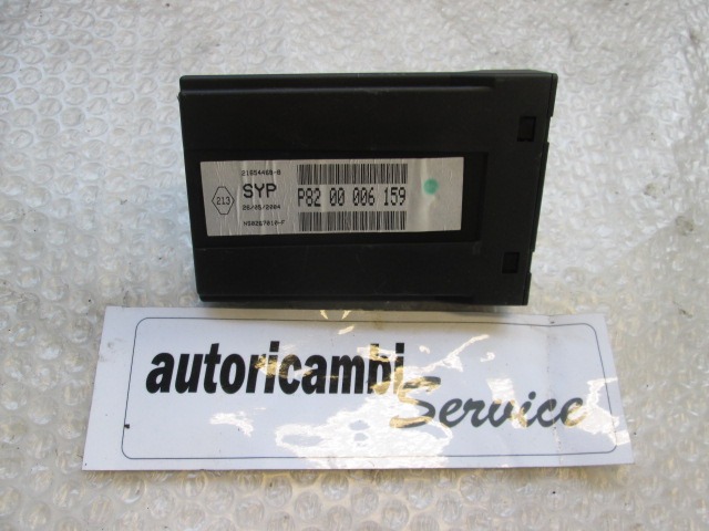 RACUNALNIK TELEFONA  OEM N. P8200006159 ORIGINAL REZERVNI DEL RENAULT ESPACE / GRAND ESPACE JK0/1 MK4 (05/2003 - 08/2006) DIESEL LETNIK 2004