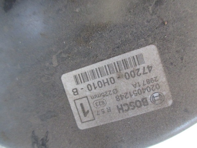 SERVO OJACEVALNIK ZAVOR S PUMPO OEM N. 472000H010B ORIGINAL REZERVNI DEL TOYOTA AYGO B1 (2005 - 2009) BENZINA LETNIK 2007