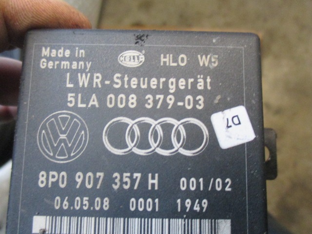 RACUNALNIK ZAROMETOV OEM N. 5LA00837903 ORIGINAL REZERVNI DEL AUDI A6 C6 R 4F2 4FH 4F5 BER/SW/ALLROAD (10/2008 - 2011) DIESEL LETNIK 2008