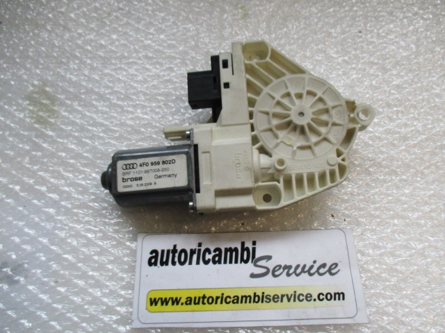 DVIZNI MEHANIZEM SPREDNIH STEKEL  OEM N. 4F0959802D ORIGINAL REZERVNI DEL AUDI A6 C6 R 4F2 4FH 4F5 BER/SW/ALLROAD (10/2008 - 2011) DIESEL LETNIK 2008