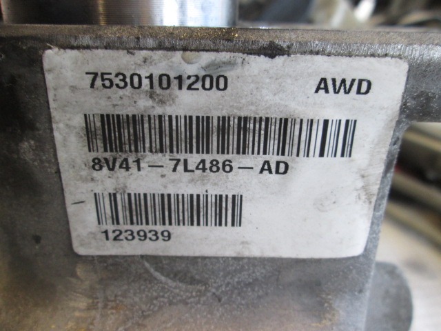 SPREDNJI DIFERENCIAL OEM N. 8V417L486AD ORIGINAL REZERVNI DEL FORD KUGA MK1 (05/2008 - 2012) DIESEL LETNIK 2009