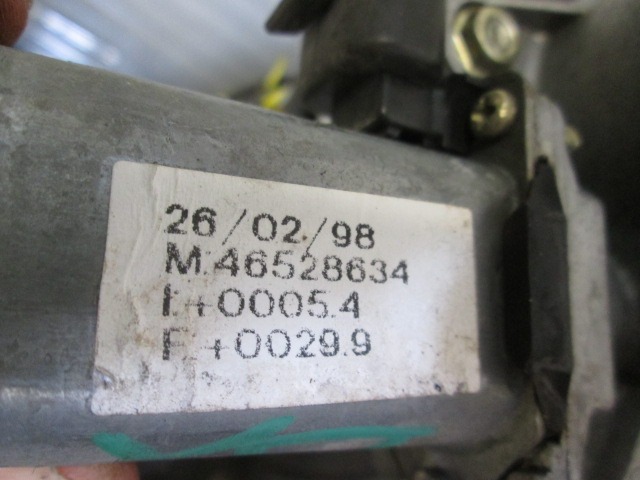 MEHANIZEM DVIGA SPREDNJIH STEKEL  OEM N. 46559811 ORIGINAL REZERVNI DEL FIAT BRAVO 182 (1995 - 10/1998) DIESEL LETNIK 1998