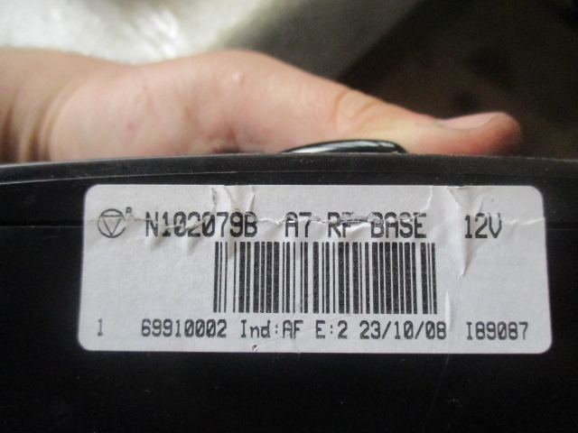 NADZOR KLIMATSKE NAPRAVE OEM N. 69910002 ORIGINAL REZERVNI DEL PEUGEOT 207 / 207 CC WA WC WD WK (2006 - 05/2009) BENZINA LETNIK 2008