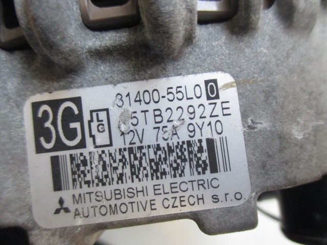 ALTERNATOR OEM N. 3140055L00 ORIGINAL REZERVNI DEL FIAT SEDICI FY R (05/2009 - 2014) BENZINA LETNIK 2010