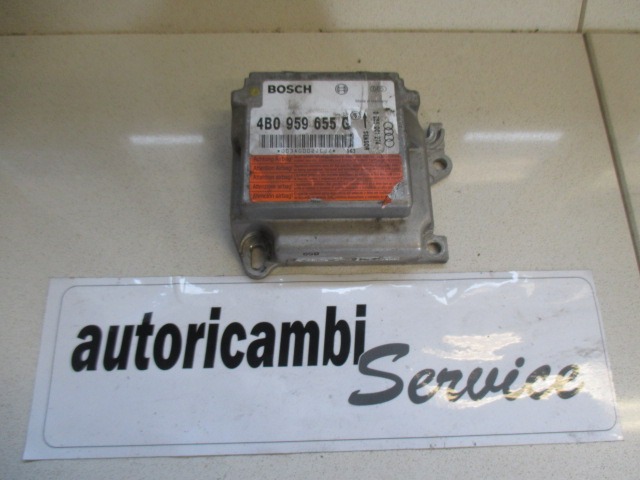 RACUNALNIK AIRBAG OEM N. 4B0959655G ORIGINAL REZERVNI DEL AUDI A6 C5 4B 4B5 4B2 BER/SW (1997 - 2001) DIESEL LETNIK 1999