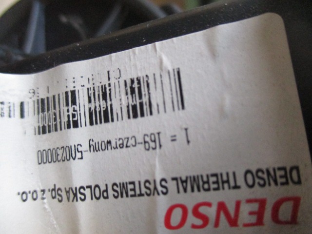 VENTILATOR  KABINE  OEM N. 500230000 ORIGINAL REZERVNI DEL FIAT PANDA 169 (2003 - 08/2009) BENZINA LETNIK 2008