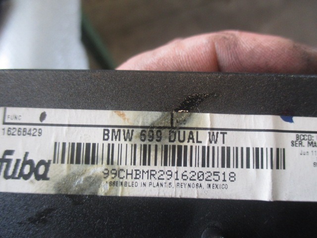 OJACEVALEC / ANTENA OEM N. 8380944 ORIGINAL REZERVNI DEL BMW SERIE 3 E46 BER/SW/COUPE/CABRIO (1998 - 2002) DIESEL LETNIK 1999