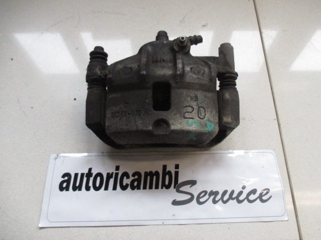 SPREDNJE LEVE ZAVORNE CELJUSTI  OEM N. 581100X300 ORIGINAL REZERVNI DEL HYUNDAI I10 PA MK1 (2008 - 11/2010) BENZINA LETNIK 2010