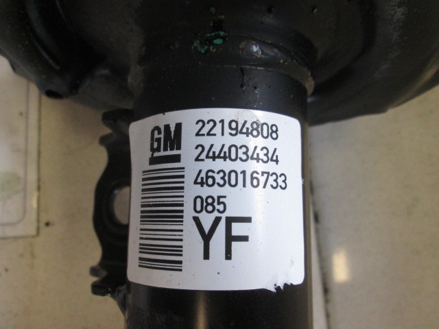 SPREDNJI LEVI AMORTIZER OEM N. 22194808 ORIGINAL REZERVNI DEL OPEL MERIVA A X03 (2003 - 2006) BENZINA LETNIK 2005