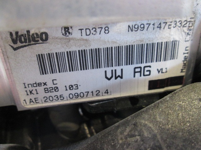 UPARJALNIK OEM N. 1K1820103 ORIGINAL REZERVNI DEL VOLKSWAGEN GOLF VI 5K1 517 AJ5 MK6 (2008-2012) DIESEL LETNIK 2012
