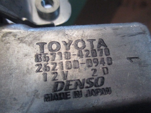 MEHANIZEM DVIGA SPREDNJIH STEKEL  OEM N. 6980142050 ORIGINAL REZERVNI DEL TOYOTA RAV 4 A2 MK2 (2000 - 2006) DIESEL LETNIK 2002