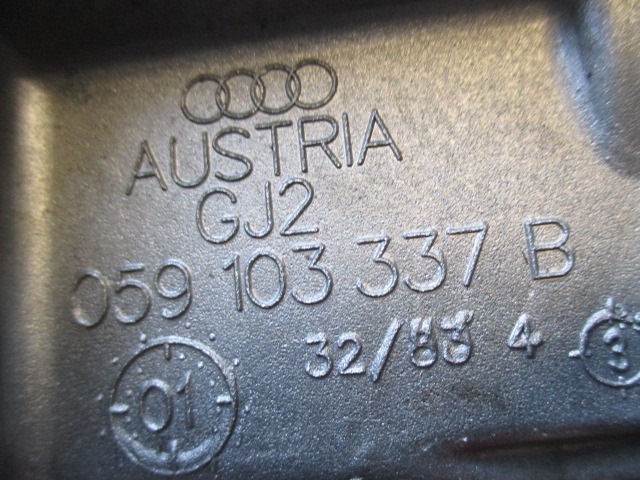 GRED MOTORJA OEM N. 059103337B ORIGINAL REZERVNI DEL AUDI A4 B6 8E2 8E5 BER/SW (2001 - 2005) DIESEL LETNIK 2003