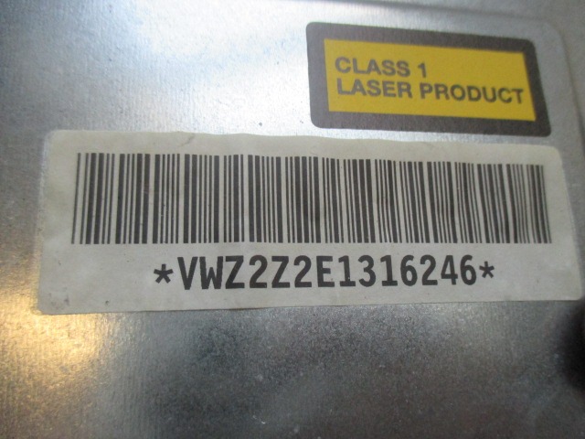 RADIO CD / OJACEVALNIK / IMETNIK HIFI OEM N. 316246 ORIGINAL REZERVNI DEL VOLKSWAGEN GOLF PLUS 5M1 521 MK1 (2004 - 2009) DIESEL LETNIK 2005