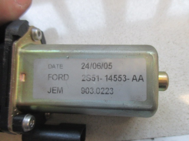 DVIZNI MEHANIZEM SPREDNIH STEKEL  OEM N. 2S5114553AA ORIGINAL REZERVNI DEL FORD FIESTA JH JD MK5 (2002 - 2005) DIESEL LETNIK 2005