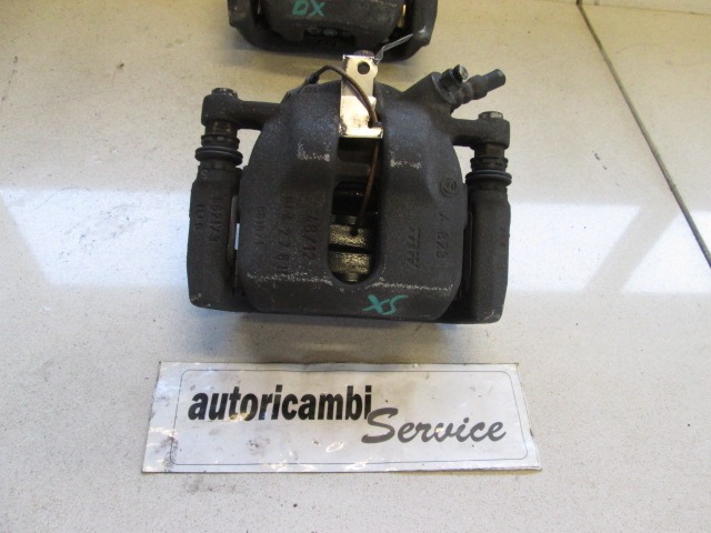 SPREDNJE LEVE ZAVORNE CELJUSTI  OEM N. 77364336 ORIGINAL REZERVNI DEL LANCIA Y YPSILON 843 R (2006 - 2011) BENZINA LETNIK 2008