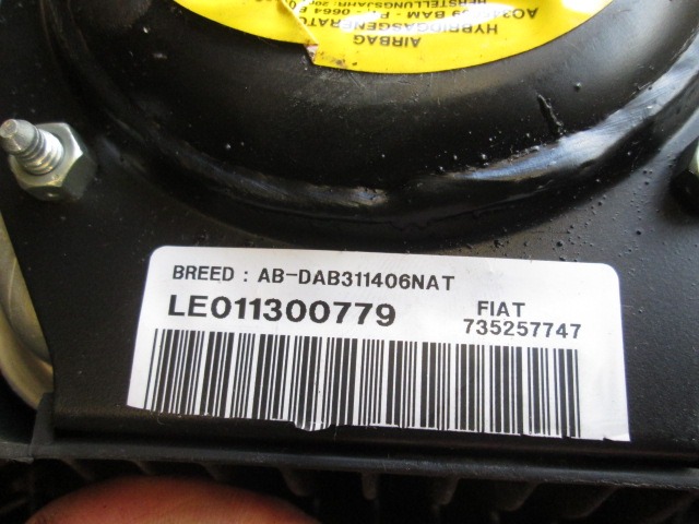 AIRBAG VOLAN OEM N. 735257747 ORIGINAL REZERVNI DEL LANCIA LYBRA 839 BER/SW (1999 - 2006) BENZINA LETNIK 2001