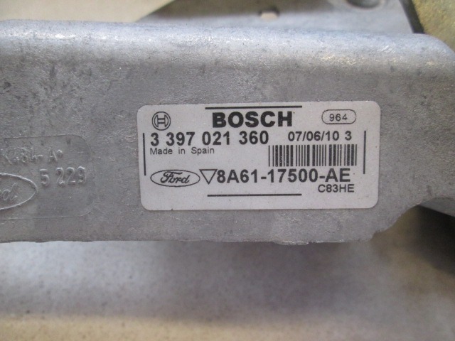 MOTORCEK PREDNJIH BRISALCEV OEM N. 8A61178571AB ORIGINAL REZERVNI DEL FORD FIESTA CB1 CNN MK6 (09/2008 - 11/2012) BENZINA LETNIK 2010