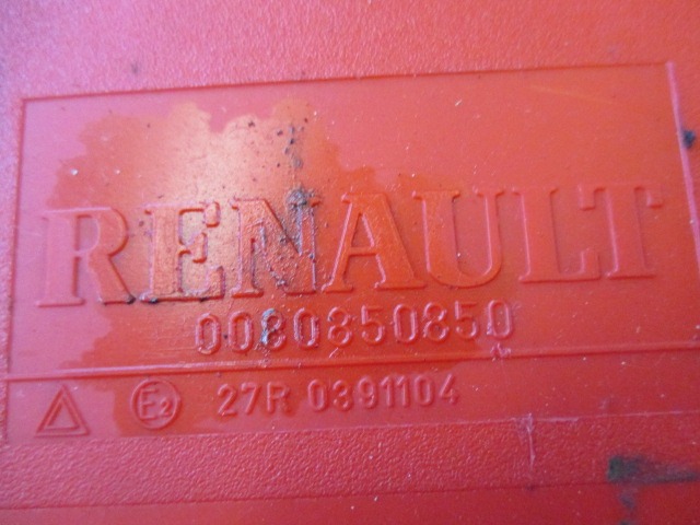 OPOZORILNI TRIKOTNIK / PRVA POMOC / CUSHION OEM N. 80850850 ORIGINAL REZERVNI DEL RENAULT SCENIC JA0/1 FA0 MK1 R (1999 - 2003) DIESEL LETNIK 2001