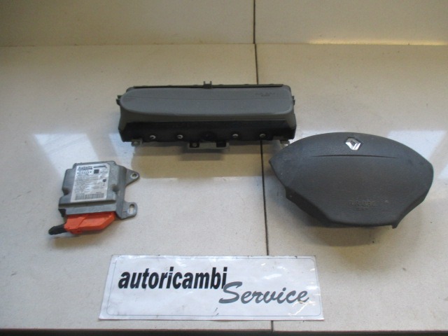 KIT AIRBAG KOMPLET OEM N. 15762 KIT AIRBAG COMPLETO ORIGINAL REZERVNI DEL RENAULT SCENIC JA0/1 FA0 MK1 R (1999 - 2003) DIESEL LETNIK 2001