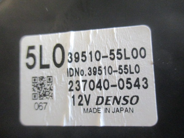 KONTROLNA ENOTA KLIMATSKE NAPRAVE / AVTOMATSKA KLIMATSKA NAPRAVA OEM N. 3951055L00 ORIGINAL REZERVNI DEL FIAT SEDICI FY R (05/2009 - 2014) BENZINA LETNIK 2009