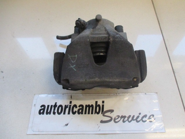 SPREDNJE DESNE ZAVORNE CELJUSTI  OEM N. 93176427 ORIGINAL REZERVNI DEL OPEL ASTRA H A04 L48 L08 L35 L67 R 5P/3P/SW (2007 - 2010) DIESEL LETNIK 2007