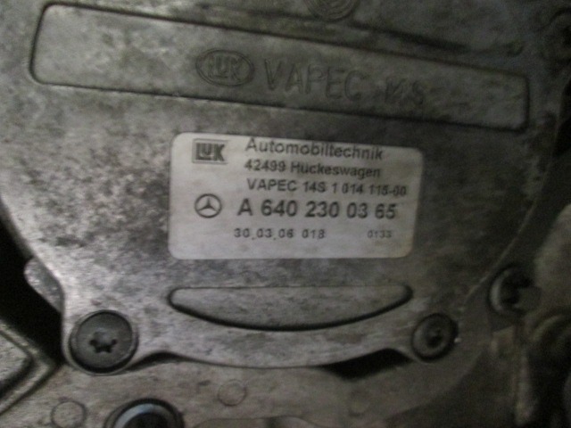 MOTOR OEM N. 640940 ORIGINAL REZERVNI DEL MERCEDES CLASSE A W169 5P C169 3P (2004 - 04/2008) DIESEL LETNIK 2006