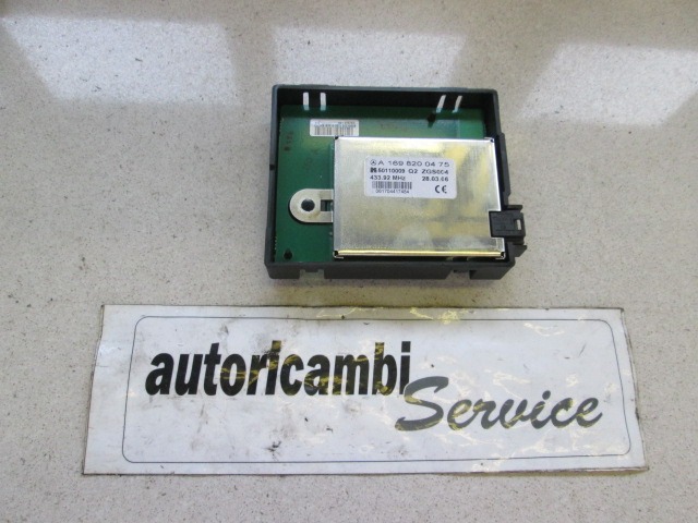 OJACEVALEC / ANTENA OEM N. A1698200475 ORIGINAL REZERVNI DEL MERCEDES CLASSE A W169 5P C169 3P (2004 - 04/2008) DIESEL LETNIK 2006