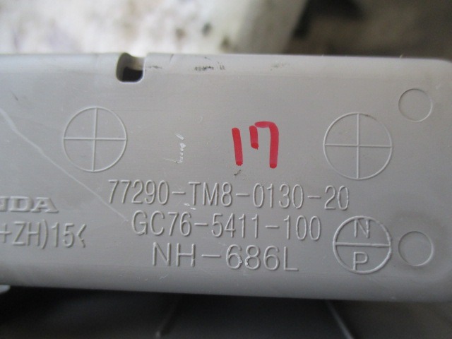 MONTA?NI DELI /  ARMATURNE PLOSCE SPODNJI OEM N. 77290TM8013020 ORIGINAL REZERVNI DEL HONDA INSIGHT ZE MK2 (2009 - 10/2013) IBRIDO (ELETRICO-BENZINA) LETNIK 2009