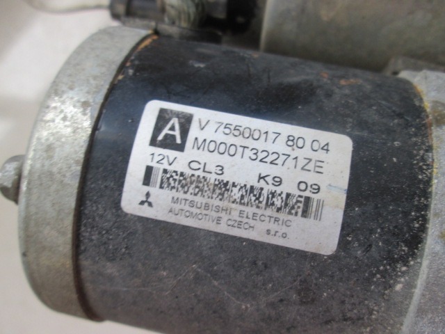 ZAGANJAC MOTORJA  OEM N. 75500178004 ORIGINAL REZERVNI DEL CITROEN C3 MK2 SC (2009 - 2016) BENZINA LETNIK 2010