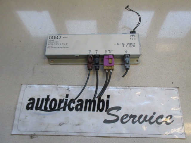 OJACEVALEC / ANTENA OEM N. 8E9035225P ORIGINAL REZERVNI DEL AUDI A4 B7 8EC 8ED 8HE BER/SW/CABRIO (2004 - 2007) DIESEL LETNIK 2005