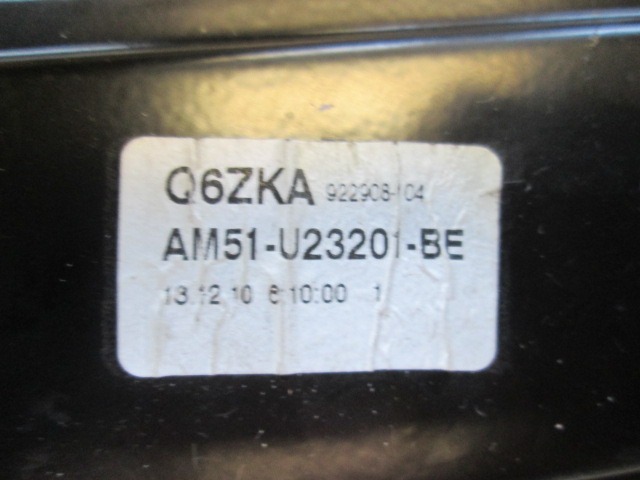 MEHANIZEM DVIGA SPREDNJIH STEKEL  OEM N. AM51U23201BE ORIGINAL REZERVNI DEL FORD CMAX GRAND CMAX MK2 DXA-CB7 DXA-CEU (2010 - 03/2015) DIESEL LETNIK 2011