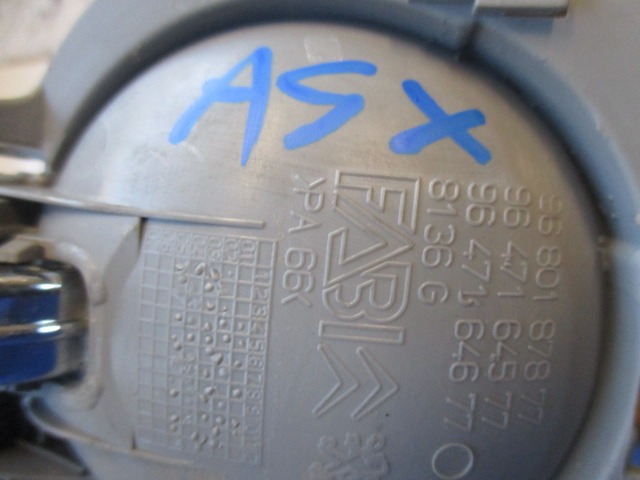 NOTRANJA KLJUKA  OEM N. 9680187877 ORIGINAL REZERVNI DEL CITROEN C3 / PLURIEL MK1R (09/2005 - 11/2010) DIESEL LETNIK 2006