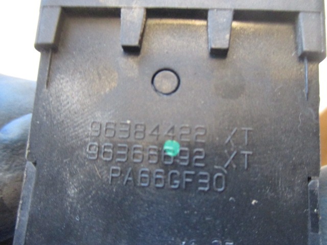 GLAVNO STIKALO LUCI OEM N. 96384422XT ORIGINAL REZERVNI DEL CITROEN C3 / PLURIEL MK1R (09/2005 - 11/2010) DIESEL LETNIK 2006