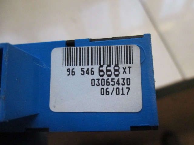 RAZLICNA STIKALA  OEM N. 96546668 ORIGINAL REZERVNI DEL CITROEN C3 / PLURIEL MK1R (09/2005 - 11/2010) DIESEL LETNIK 2006