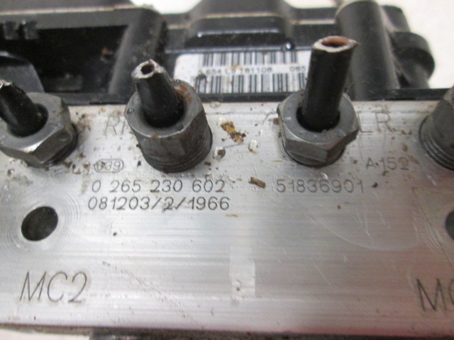 ABS AGREGAT S PUMPO OEM N. 51836901 ORIGINAL REZERVNI DEL FIAT FIORINO / QUBO 255 (2008 - 2019) DIESEL LETNIK 2009