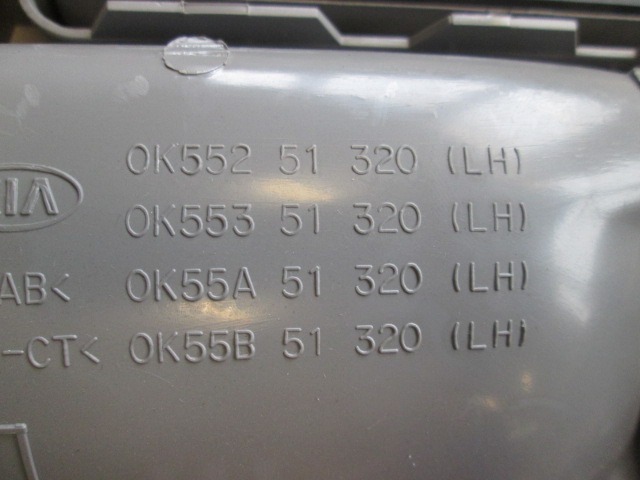 NOTRANJI ROCAJ OEM N. OK55251320 ORIGINAL REZERVNI DEL KIA CARNIVAL GQ MK1 (1998 - 2006)DIESEL LETNIK 2003