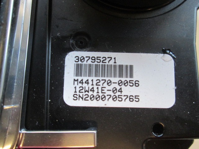 NADZOR KLIMATSKE NAPRAVE OEM N. SN2000705765 ORIGINAL REZERVNI DEL VOLVO XC60 156 (2008 - 2013)DIESEL LETNIK 2013