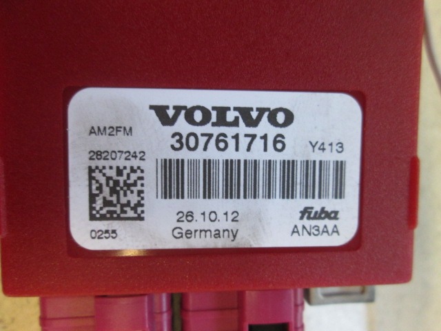 OJACEVALEC / ANTENA OEM N. 28207242 ORIGINAL REZERVNI DEL VOLVO XC60 156 (2008 - 2013)DIESEL LETNIK 2013