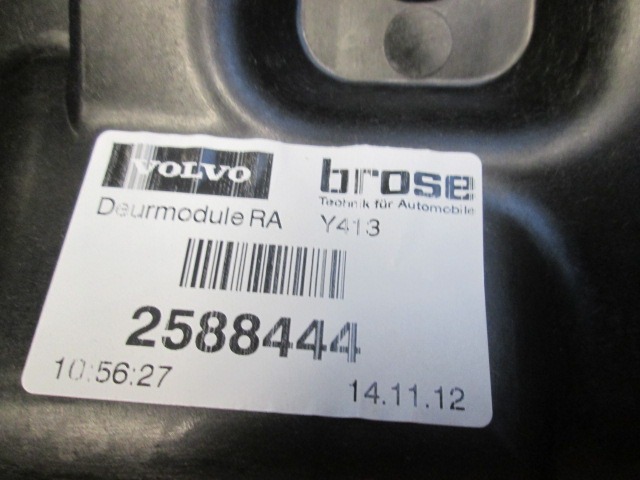 MEHANIZEM ZA ZADNJA VRATA  OEM N. 30791020 ORIGINAL REZERVNI DEL VOLVO XC60 156 (2008 - 2013)DIESEL LETNIK 2013