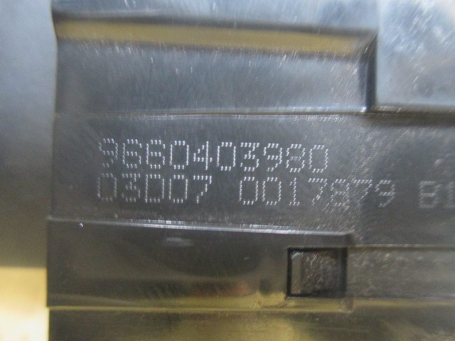 ZAKLEPANJE PRTLJA?NIH VRAT  OEM N. 9660403980 ORIGINAL REZERVNI DEL PEUGEOT 207 / 207 CC WA WC WD WK (2006 - 05/2009) DIESEL LETNIK 2007