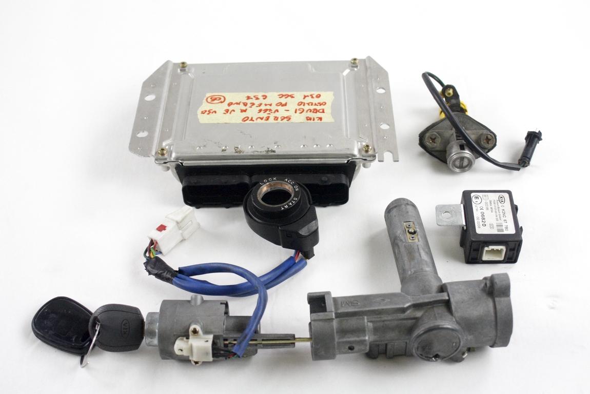 KOMPLET ODKLEPANJE IN VZIG  OEM N. 16914 KIT ACCENSIONE AVVIAMENTO ORIGINAL REZERVNI DEL KIA SORENTO JC MK1 (2002 - 2009) DIESEL LETNIK 2004